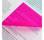 Notas adhesivas transparentes 76 x 76 mm MILAN - Bloc de 50