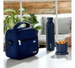 Bolsa isotérmica porta alimentos con 3 recipientes serie 1918 MILAN