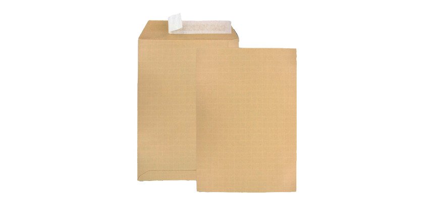 Pochette kraft armé brun 229 x 324 mm 120 g - Boîte de 10