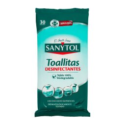 Toallitas desinfectantes Sanytol - paquete de 30
