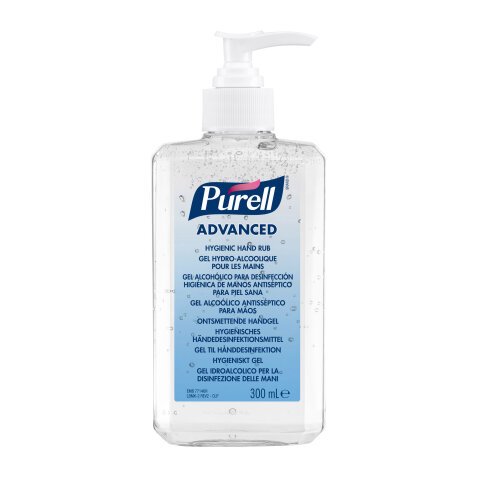 Gel hidroalcohólico de mano Purell Advanced con dispensador - 300ml