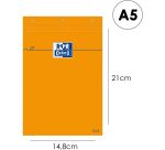Schreibblock Oxford 14,8 x 21 cm geheftet - 5 x 5 mm - 80 Blätter