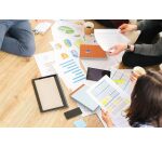 Schreibblock Oxford 14,8 x 21 cm geheftet - 5 x 5 mm - 80 Blätter