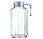 Pichet en verre avec couvercle "Quadro"
