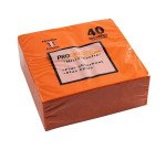 Paquet de 40 serviettes micro-gaufrées ouate 2 plis - 38x38 cm