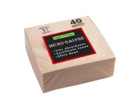 Paquet de 40 serviettes micro-gaufrées ouate 2 plis - 38x38 cm