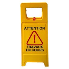 Panneau de signalisation "Travaux en cours"