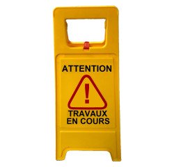 Sign French "Travaux en cours"