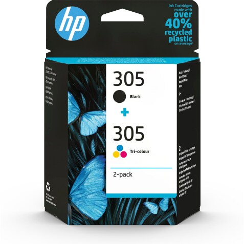 Hp Pack 2 cartucce 305 6ZD17AE nero + colore