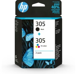 Hp Pack 2 cartucce 305 6ZD17AE nero + colore