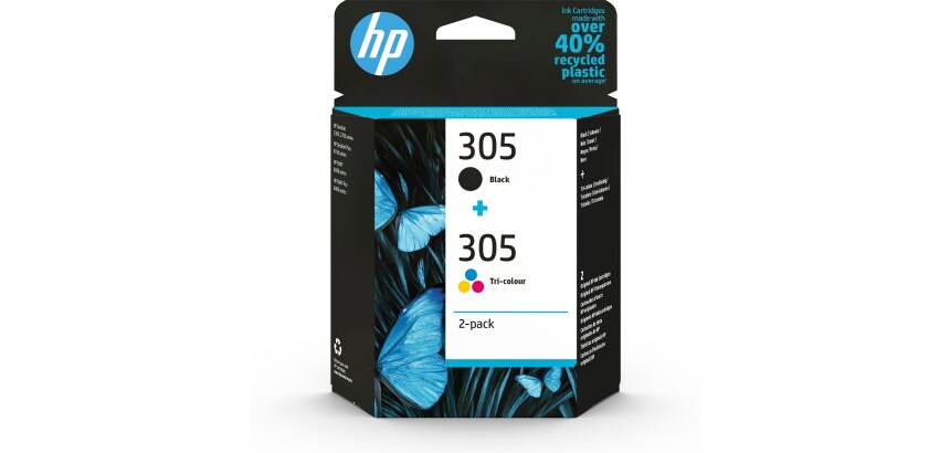 Hp Pack 2 cartucce 305 6ZD17AE nero + colore
