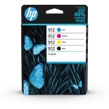 HP Pack 4 Cartucce 912 6ZC74AE nero, ciano, magenta, giallo