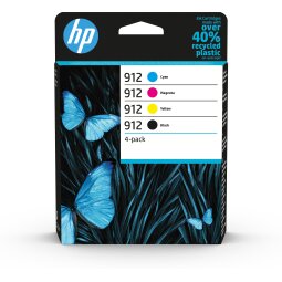 HP Pack 4 Cartucce 912 6ZC74AE nero, ciano, magenta, giallo