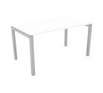 Siena desk with metal bridge legs, d 80 x h 74 cm
