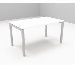 Siena desk with metal bridge legs, d 80 x h 74 cm