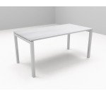 Scrivania Siena con gambe a ponte in metallo p 80 x h 74 cm