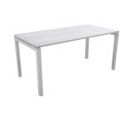Scrivania Siena con gambe a ponte in metallo p 80 x h 74 cm