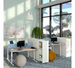 Bureau assis-debout Ecla Ergo Premium réglage électrique en hauteur à mémoire de position