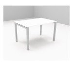 Siena desk with metal bridge legs, d 80 x h 74 cm