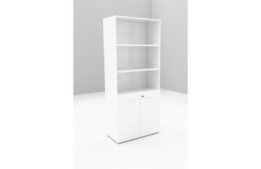 Siena tall cabinet with open upper part W 90 x D 45 x H 213 cm