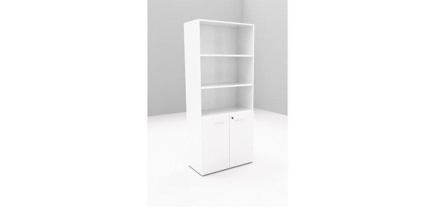 Siena tall cabinet with open upper part W 90 x D 45 x H 213 cm