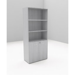 Mobile Alto con parte in alto a giorno ed ante colore rovere linea Siena l 90 x p 45 x h 213 in cm