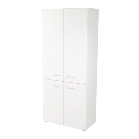 Mobile Alto con ante colore bianco linea Siena l 90 x p 45 x h 213 in cm