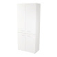 Mobile Alto con ante colore bianco linea Siena l 90 x p 45 x h 213 in cm