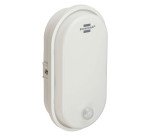 Lampe LED ovale à détecteur de mouvement, blanc