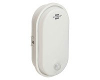 Lampe LED ovale à détecteur de mouvement, blanc