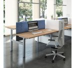 Panneau acoustique bleu L 160 x H 70 cm pour pôle de bureaux Up & Up