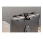 Lampe LED avec pince de fixation et port USB, noir