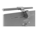 Lampe LED avec pince de fixation et port USB, noir