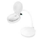 Lampe loupe à LED, à 2 lentilles, dimmable, blanc