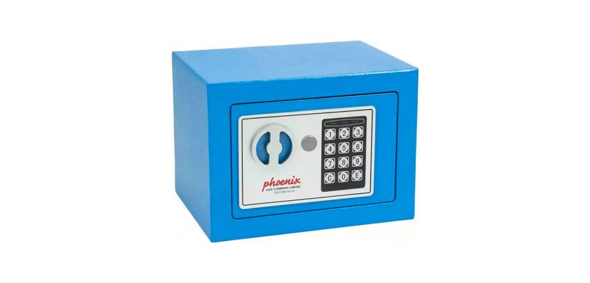 Coffre-fort de sécurité COMPACT 4 L, bleu