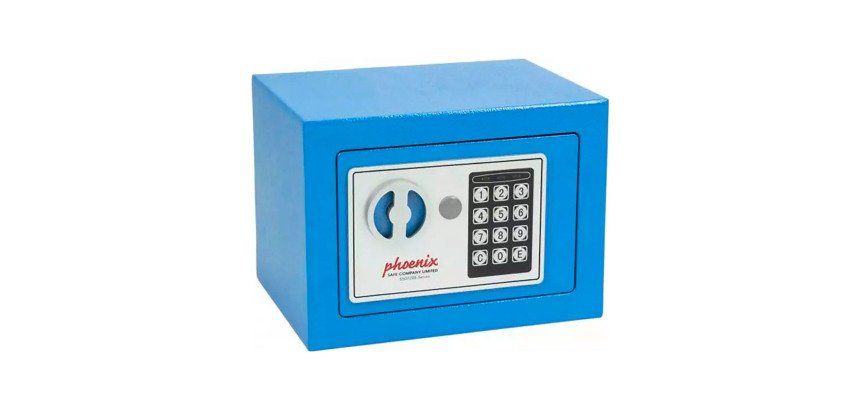 Coffre-fort de sécurité COMPACT 4 L, bleu