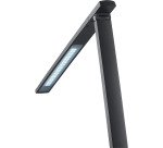Lampe LED Vario Plus avec variateur, anthracite. Dim tête 46,5 cm x 4,4, pied Ø 20, bras 17 x 33 cm