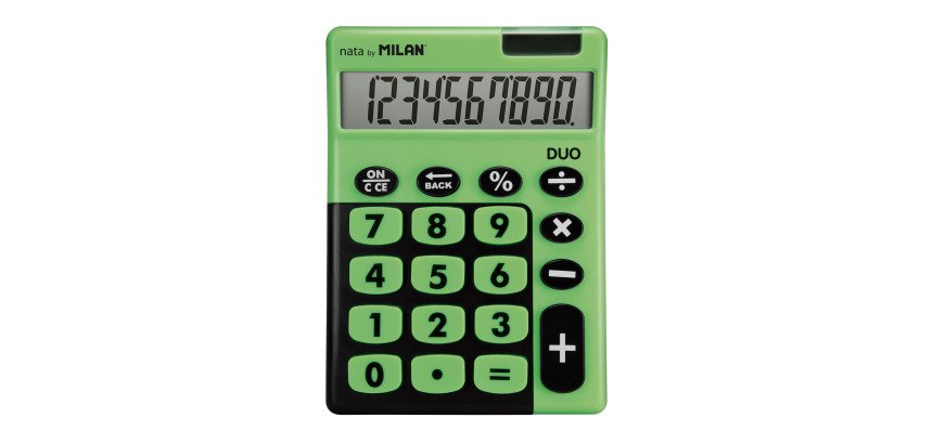 Calculadoras de sobremesa MILAN 10 dígitos Duo