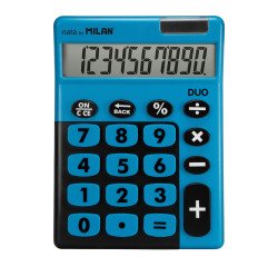 Calculadora de sobremesa MILAN Azul 10 dígitos Duo