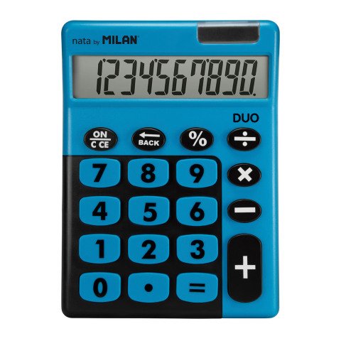 Calculadora de sobremesa MILAN Azul 10 dígitos Duo