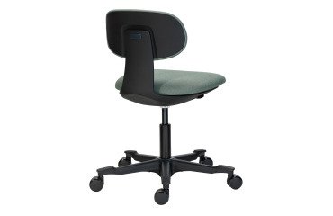 Office chair ZERTY fabric - low backrest - armless - high/low mechanism - black feet