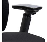 Chaise de bureau MARCUS tissu et maille - accoudoirs, réglage profondeur d'assise et soutien lombaire - Mécanisme Synchrone