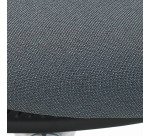 Chaise de bureau SIELLO tissu - dossier bas - sans accoudoirs - mécanisme haut/bas - pieds noir