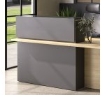 Banque d'accueil droite  L 120 cm Well