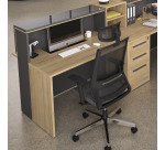 Banque d'accueil droite  L 120 cm Well