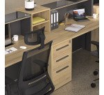 Bloc de rangement 3 tiroirs Well