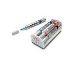 Portamarcatori con cancellino Pentel Bianco