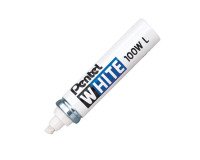 Marqueur permanent Pentel White 100W L pointe biseautée 5,5 mm