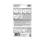 Clip transparent range-câble 3M Command™ - Blister de 4 clips et 5 languettes