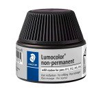 Flacon de recharge Lumocolor, non permanent, noir